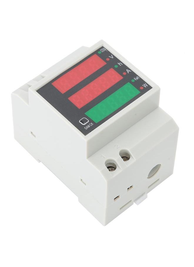 Thoraya Din Rail Voltage Current Meter Digital Multi Function Power Factor Tester AC200-450V  - Image 2