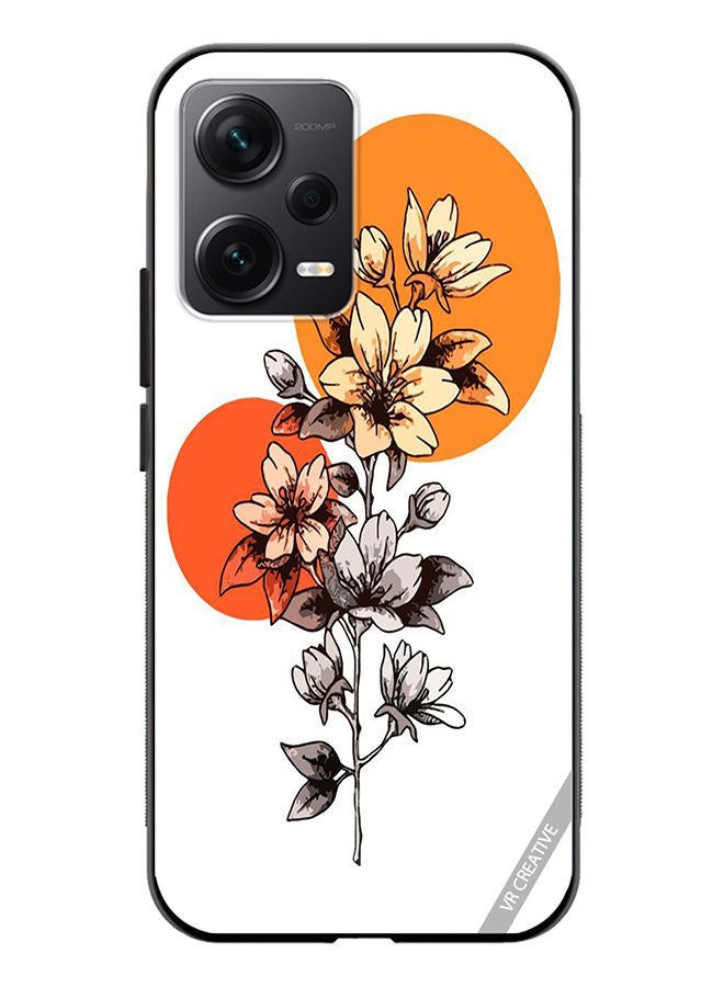 VR CREATIVE Protective Case Cover For Xiaomi Redmi Note 12 Discovery Flower Design Multicolour - Image 1