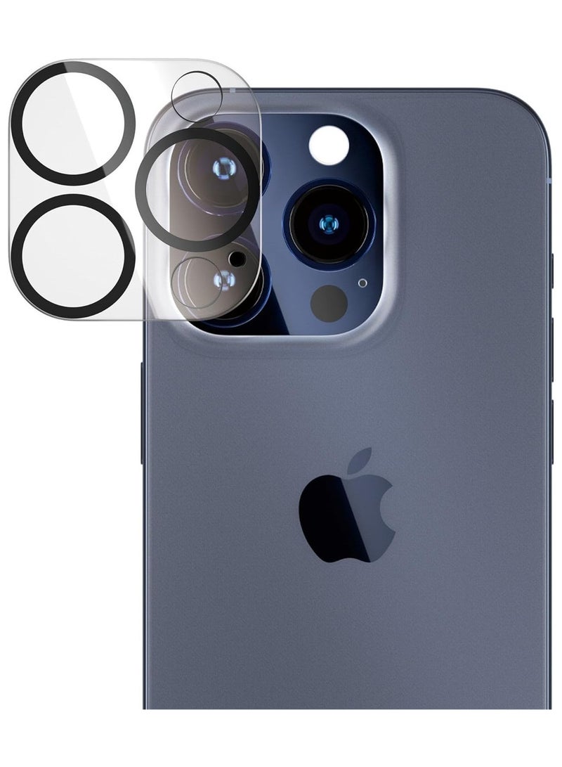 Picture Perfect Camera Lens Protector Compatible with iPhone 15 Pro / 15 Pro Max (2023) - Shock Resistant, Scratch Resistant, Anti-Fingerprint, Zero Picture Distortion, Easy Install - Image 2