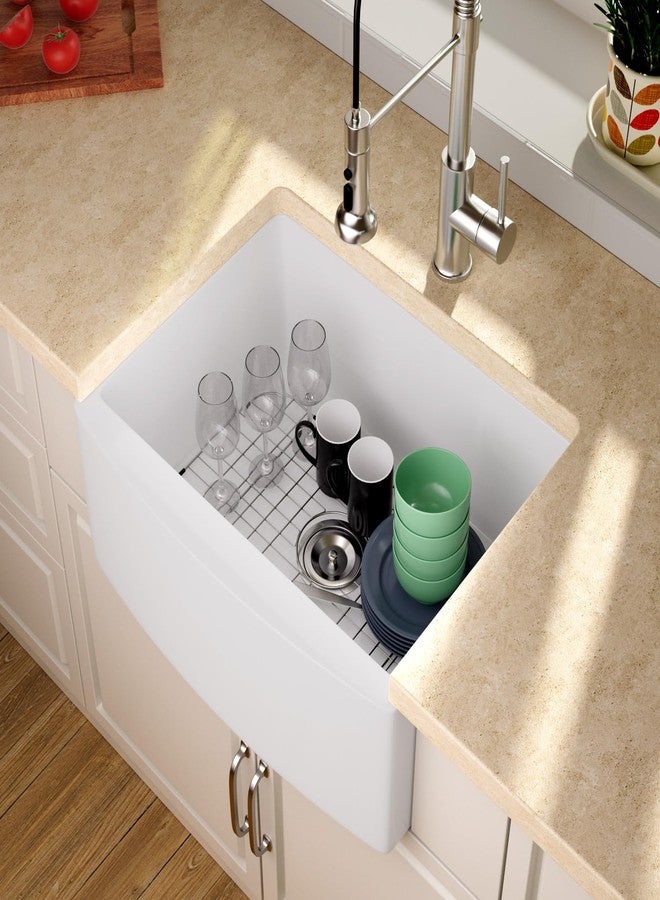 Lordear Sink Protectors for Kitchen Sinks, Universal Bottom Grid 24 x 12.6 Inch 304 Premium Stainless Steel Protector Grid Sink Grate Rack - Center Drain - Image 5