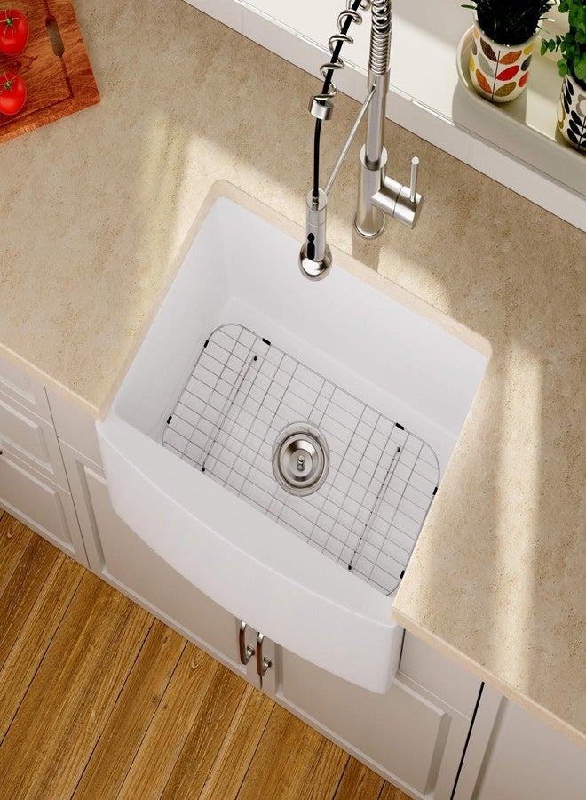 Lordear Sink Protectors for Kitchen Sinks, Universal Bottom Grid 24 x 12.6 Inch 304 Premium Stainless Steel Protector Grid Sink Grate Rack - Center Drain - Image 2