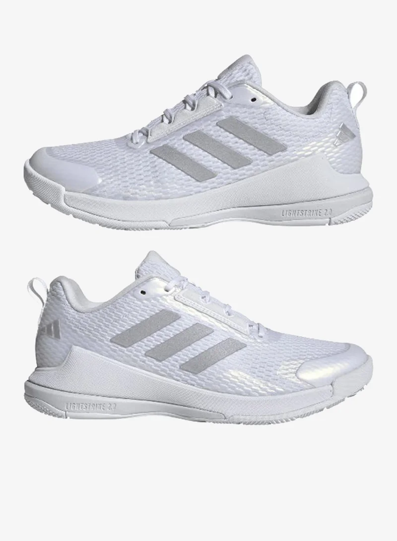 Adidas  Novaflight 2 W White Indoor Shoes  | Best Price UAE