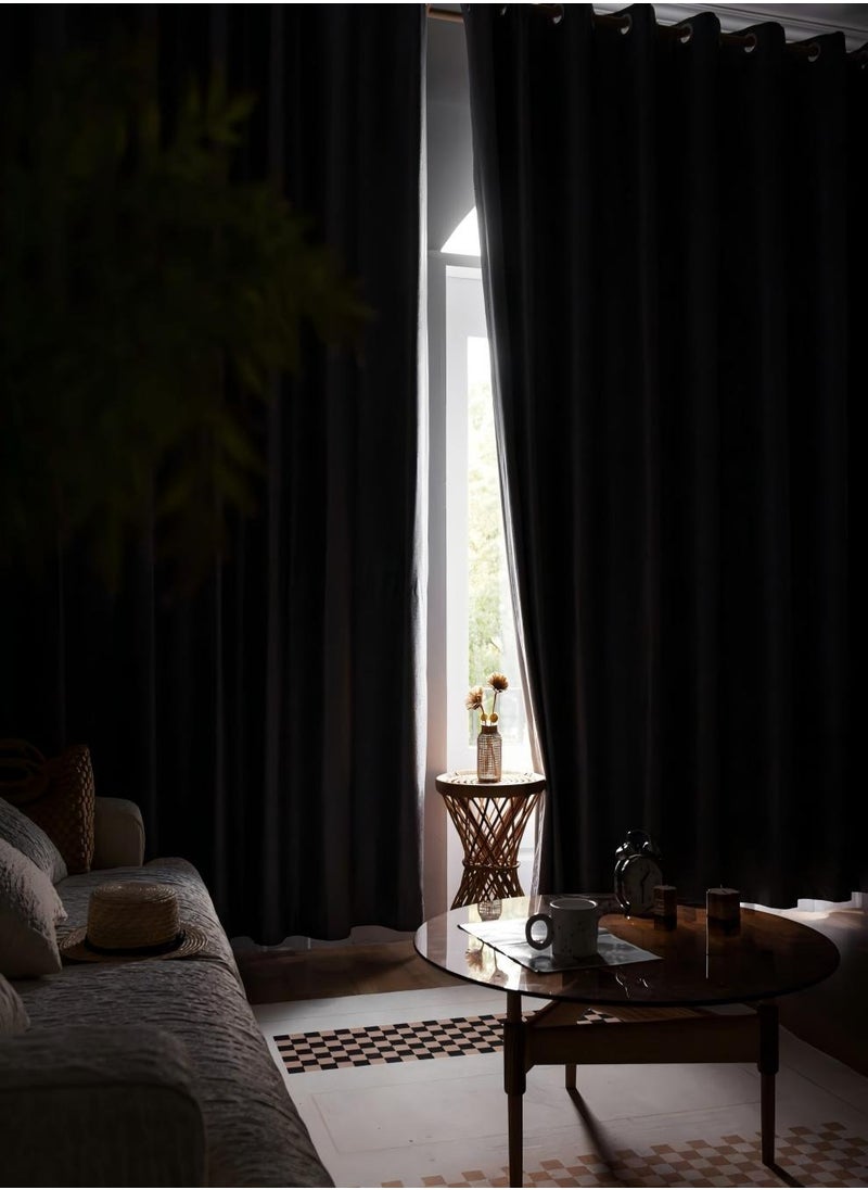 Golden Homee - Room Curtain 1 Piece Sun Blocking Window Curtain Drape - Image 1
