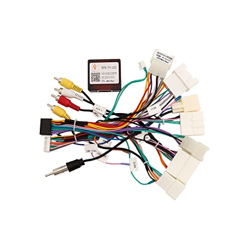 ViaBecs for Toyota Stereo Wiring Harness Kit for Corolla RAV4 Camry 4Runner Prado Tundra, Highlander Plug&Play Connector with CANBUS Adapter, Supports JBL, Backup or 360 Camera SWC - Image 1