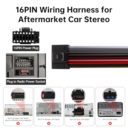 ViaBecs for Toyota Stereo Wiring Harness Kit for Corolla RAV4 Camry 4Runner Prado Tundra, Highlander Plug&Play Connector with CANBUS Adapter, Supports JBL, Backup or 360 Camera SWC - Image 3