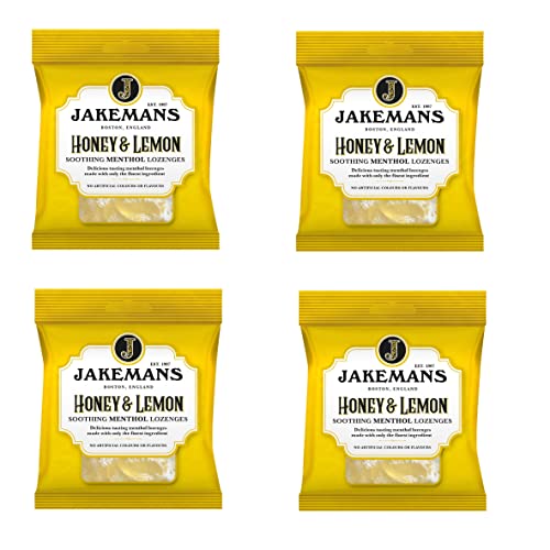 Jakemans Jakemans Lozenges Honey Lemon Menthol Pack of 4 - Image 2