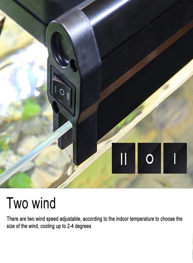 Zerodis Aquarium Cooling Fan, Adjustable Wind Speed Mini Fish Cooling Fan US Plug 100‑240V, Power Saving Mute Cooling Fan Small Crab Shape Fan Aquarium Chiller Fan(1 Fan) - Image 2