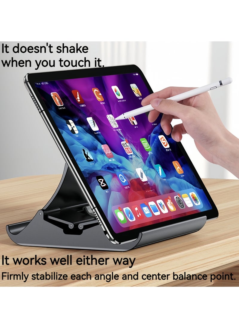 4in 1 Vertical Laptop Stand, Auto-Resize Gravity Locking Holder Dock Desk Organizers and Storage Compatible with MacBook Pro, iPad, Dell, Samsung (Up to 17''), Ergonomic Laptop Stand