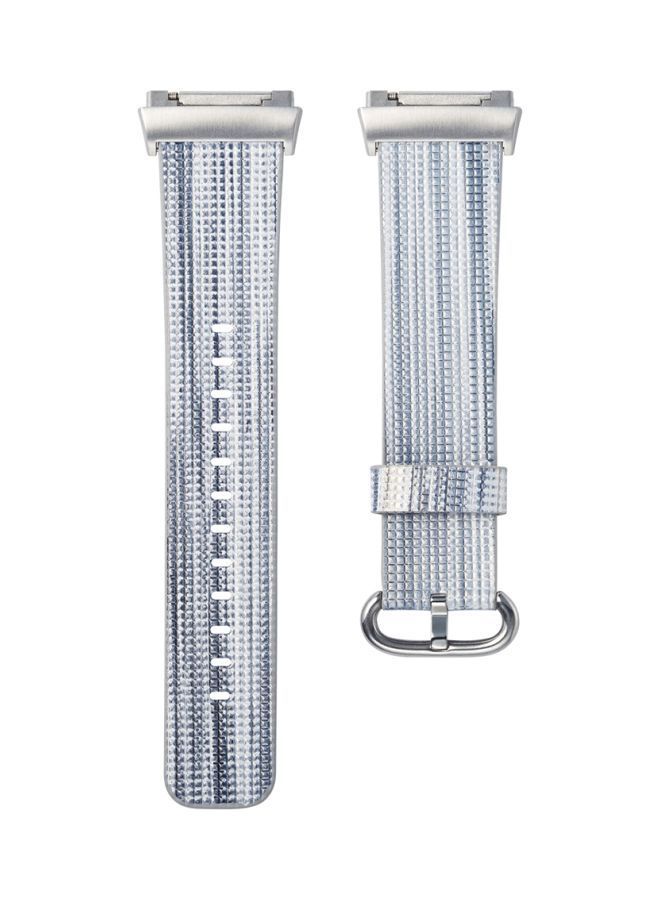 NIBEMINENT Replacement Band For Fitbit Ionic Grey/White - Image 1
