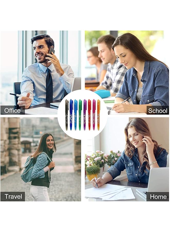 إيروريكس مجموعة أقلام حبر جاف G4 مقاس 0.7 مم، مكونة من 12 قطعة باللون الأزرق - Image 3