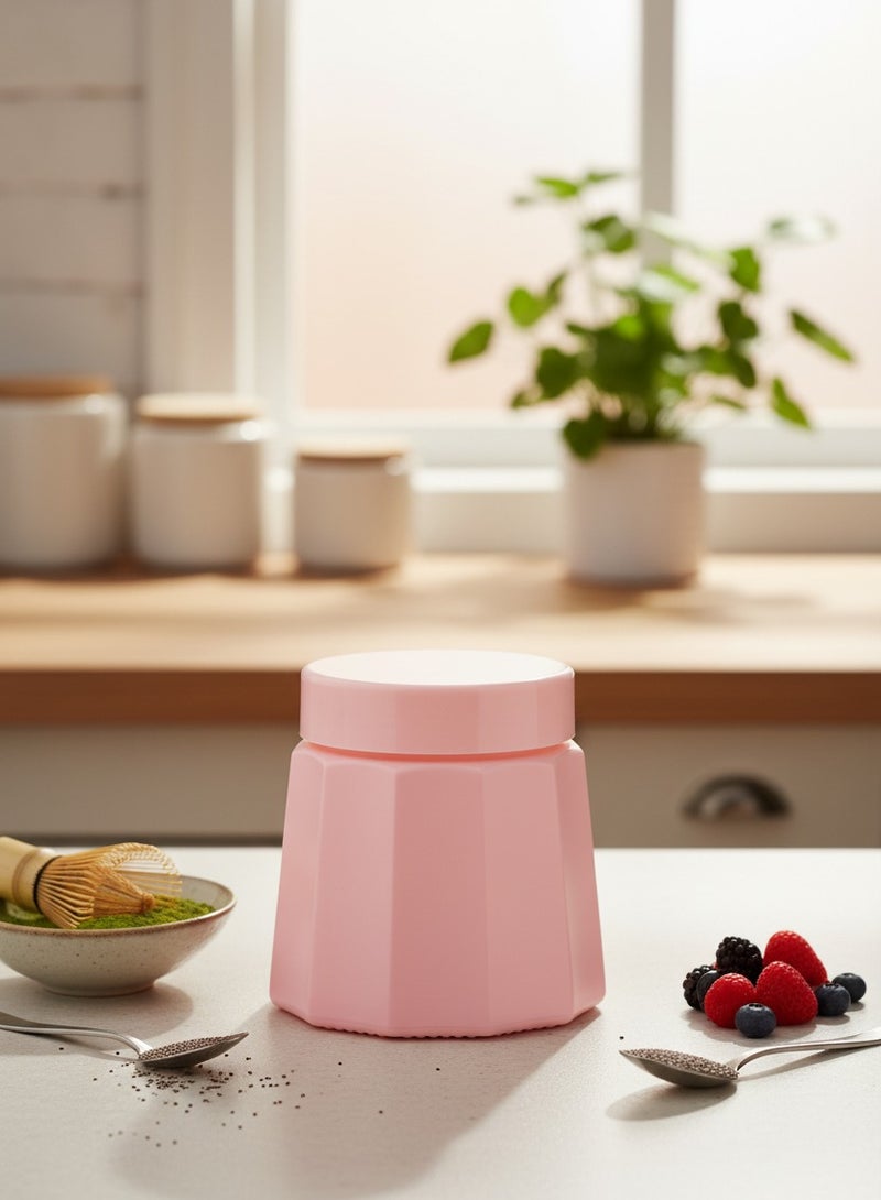 CROCO JAR Premium Color Coated & Printed Design 300 ML JUBILEE OPK PINK JAR -2 PCS - Image 1