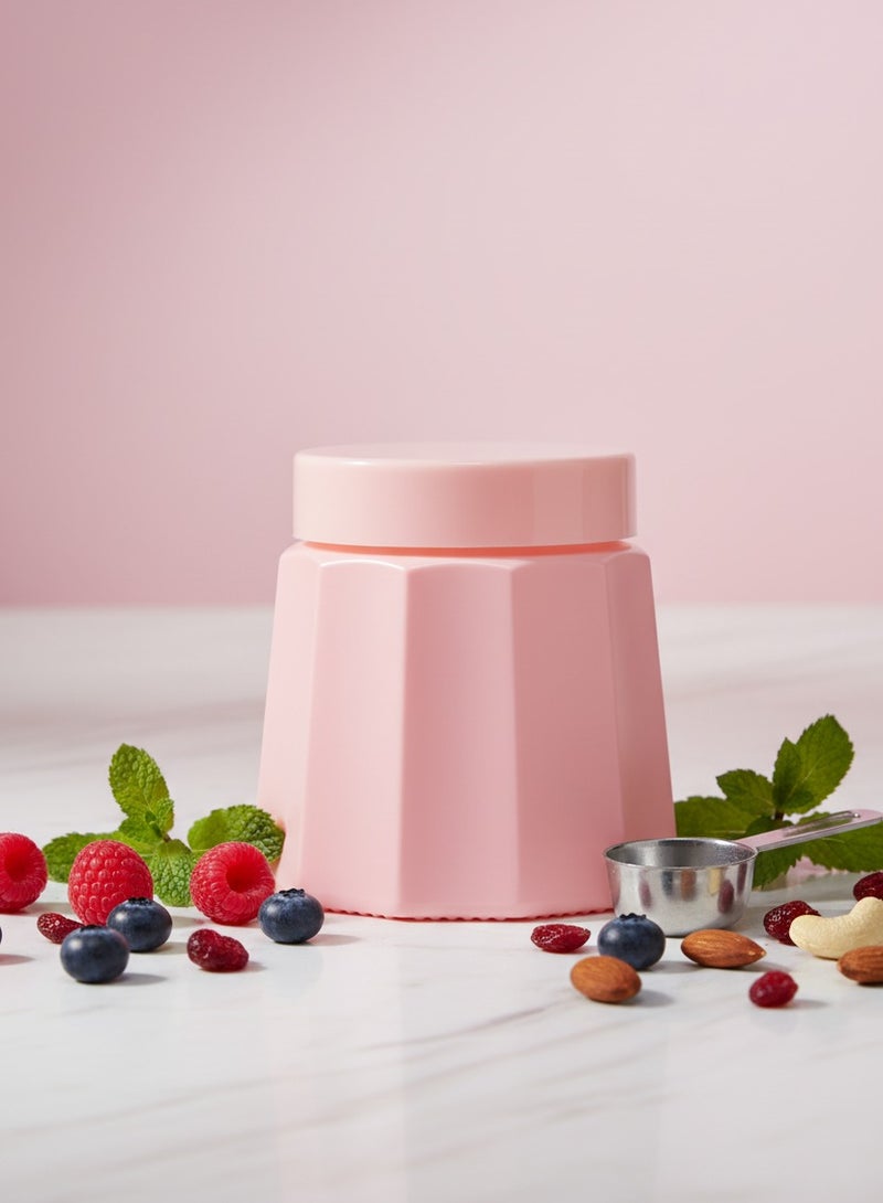 CROCO JAR Premium Color Coated & Printed Design 300 ML JUBILEE OPK PINK JAR -2 PCS - Image 3