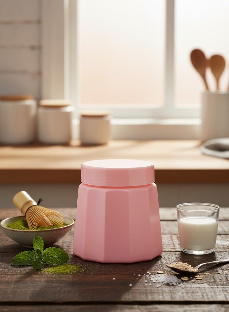 CROCO JAR Premium Color Coated & Printed Design 300 ML JUBILEE OPK PINK JAR -2 PCS - Image 5