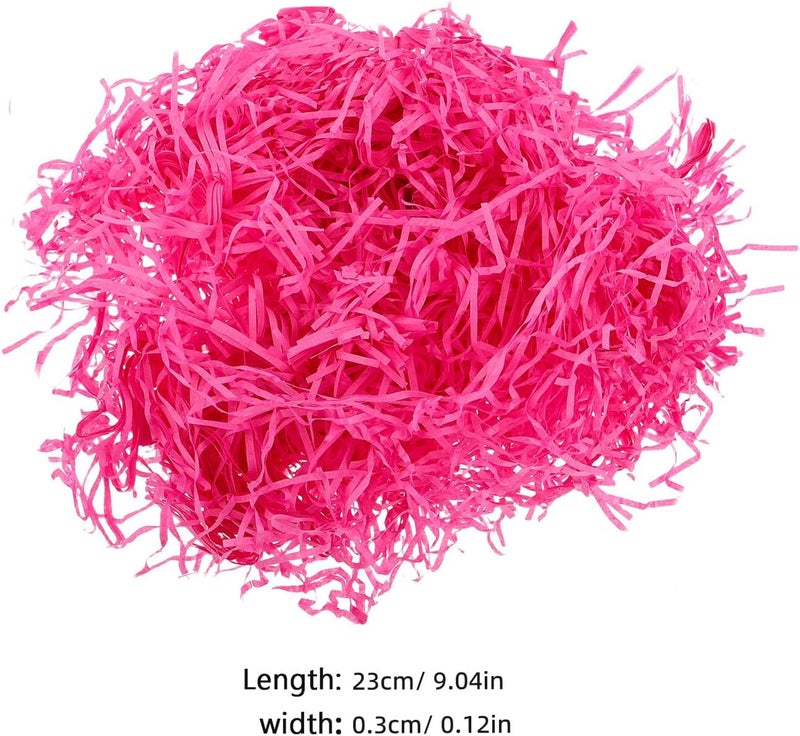 DOITOOL Shredded Paper Filler 100g Basket Stuffing Decorative Packing Box Filler Crinkle Cut Paper for Valentine’s Day Wrapping and Basket Filling - Image 2