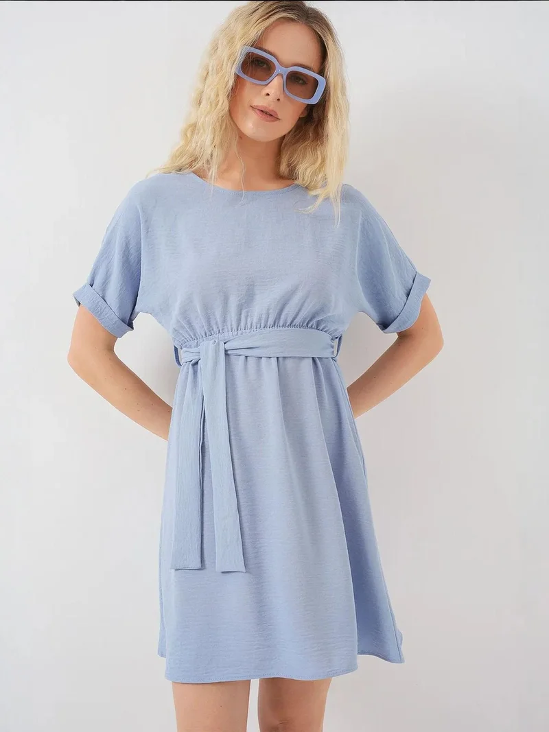 BIG DART BDART Mini Dress with Tie Bow