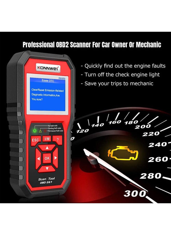 Konnwei - Car Engine Trouble Code Detector Scanner - Image 1