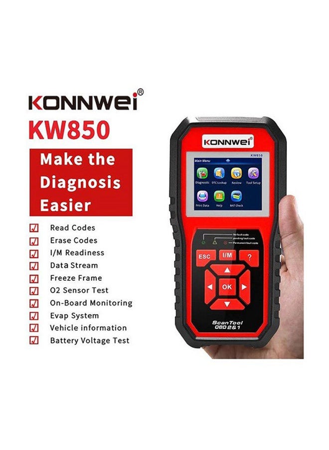 Konnwei - Car Engine Trouble Code Detector Scanner - Image 1