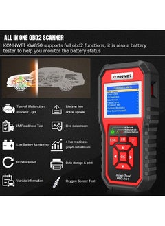 Konnwei Car Engine Trouble Code Detector Scanner  - Image 4
