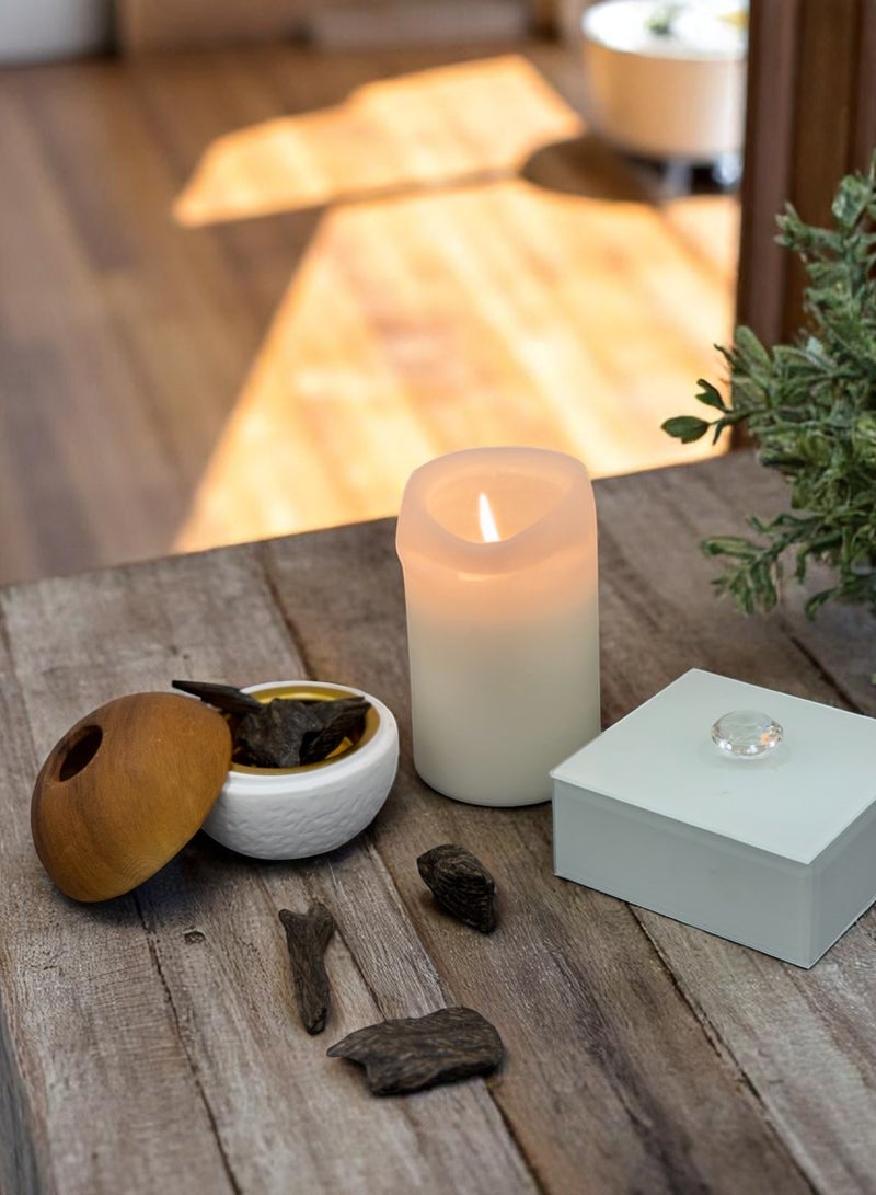 Enhanced Blue Oud - 1 Ounce (28g) - with Burner and Incense Box - Image 2