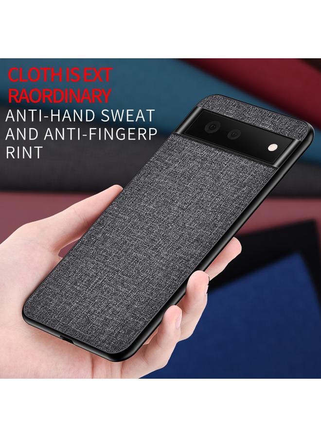 S-TOP Case For Google Pixel 6 Pro Shockproof Cloth Texture PC+ TPU Protective Case - Image 3