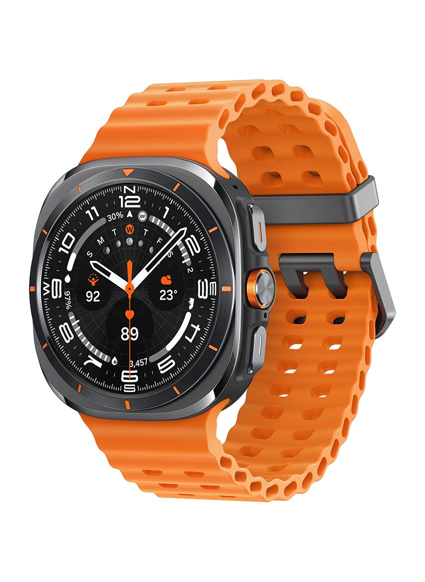 Galaxy Watch Ultra 2025 47mm (International Version) LTE Smartwatch, Durable Titanium Casing, Cushion Design, Quick Button, Al-Powered Health Monitoring - Titanium Gray Titanium Gray