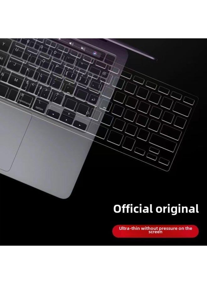 For MacBook Pro Keyboard Film Air13.3 Apple Laptop 2020 Dust Film 16 Inch-Colour:Long Strip Packaging-Size:21 European Version 14/16pro (a2442/a2485)