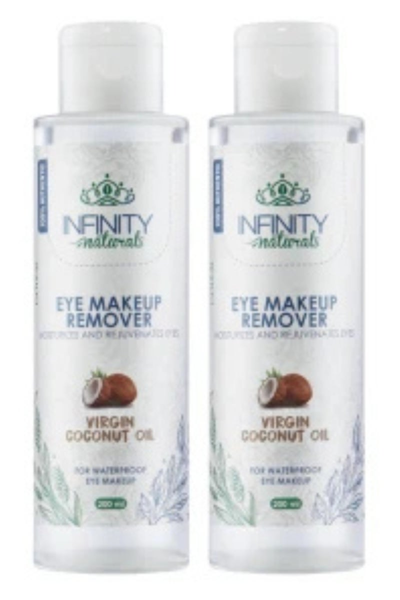 إينفينيتي انفنيتي ناتشورال مزيل ميكب لمحيط العين بزيت جوز الهند البكر 200 مل  1+1
