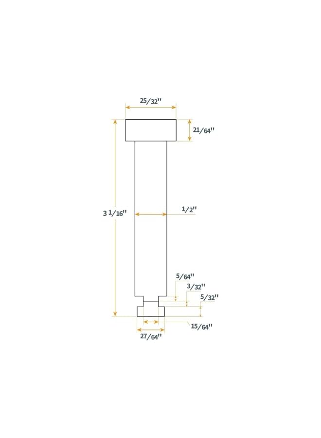 promass Clamp Vice | Hold Down Clamps for Accepting 1/4 Inch hex head Bolts (Material : 4PCS) - Image 2