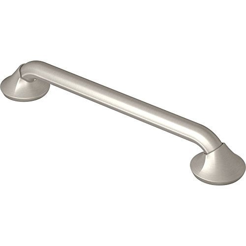 Moen YG2818BN Bathroom Safety 18-Inch Stainless Steel Transitional Bathroom Grab Bar, Brushed Nickel - Image 1