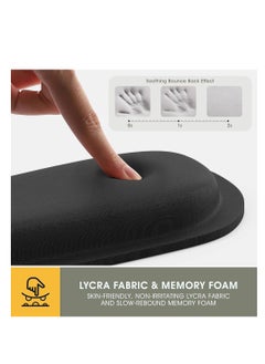 GX Keyboard Wrist Rest medical Pad for Easy Typing Pain Relief Keyboard Wrist Rest Memory Foam Wrist Rest for Office/Gaming/Computer/Laptop/Mouse Wrist Rest Pad Support Gaming (Black),  - Image 5