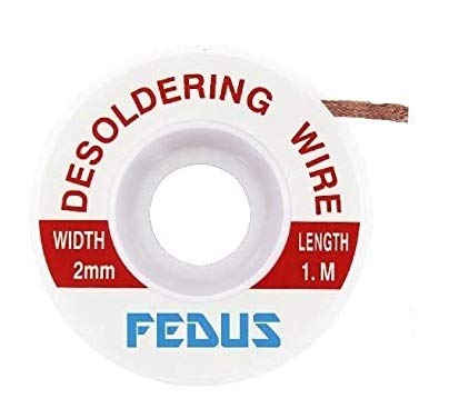 FEDUS soldering iron kit set|soldering iron(25W),soldering wire,soldering stand,soldering paste,Wire Stripper Cutter desoldering wick wire,digital multimeter - Image 3