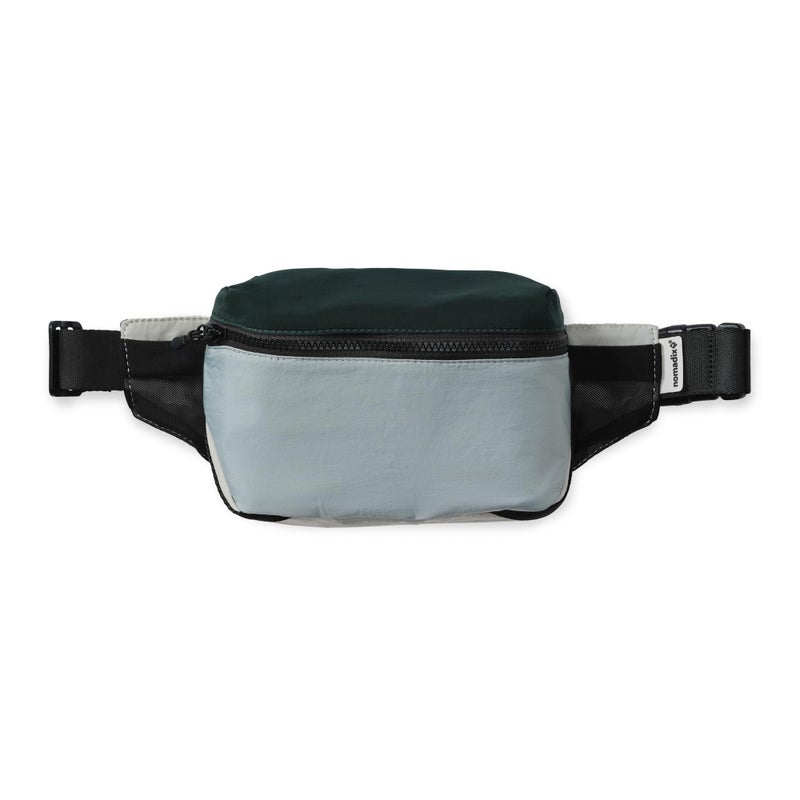 Nomadix Fanny Pack Coastal Redwoods Lightweight WaterResistant Crossbody Bag for Hiking Festivals and Travel EcoFriendly Recycled Nylon with Key Clip Dual Pockets and Secure Storage - Image 2