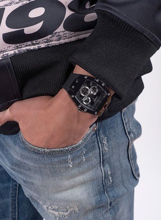 Phoenix Men’s Analog Quartz Multi-function Black Silicone Watch GW0203G3 - 43mm - view 4