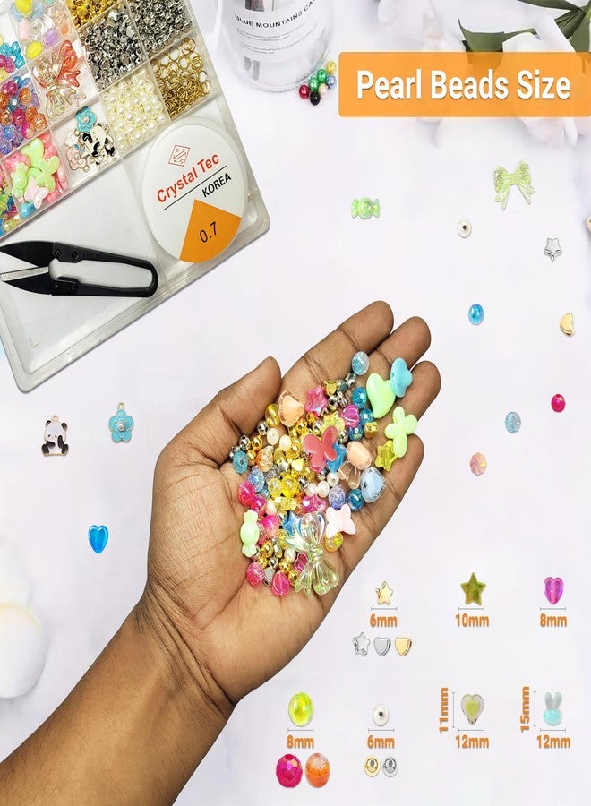 STEMTICS Bracelet Making Kit for Girls Age 8-12 Years Old with Beads and Charms | Stylish Jewellery Birthday Gift Set for Girl Kids 8, 9, 10, 11, 12 Year Old (Sparkle Strings) - Image 4