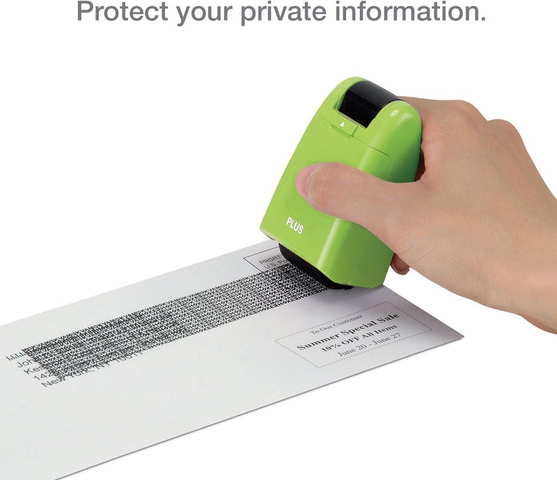 Plus Guard Your ID Roller Stamp, Green - Image 2