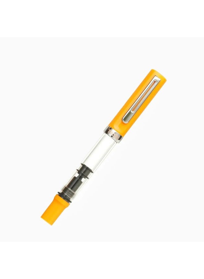 Twsbi TWC10032 Fountain Pen, Eco T, Saffron CT Inhalation, Fine Point F - Image 2
