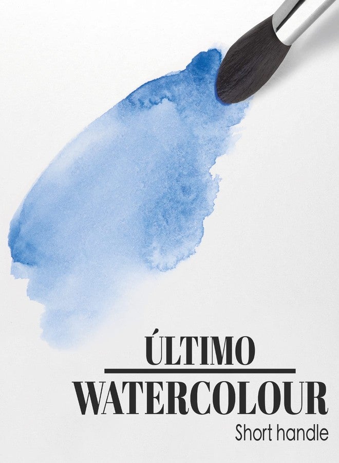 Escoda Ultimo Series 1526 Artist Watercolor and Acrylic Paint Brush, Synthetic Squirrel, Travel Round, Size 10 - Image 5