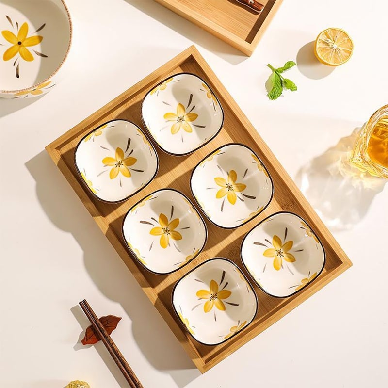 Kitcheniqa Ceramic Dip Bowls - Set of 12 for Serving Dips Sauce Chutney Pickle, Mini Katori, Small Ceramic Bowl, Ketchup Bowls, Dining Dip Bowls, Sauce Bowls, Chutney Bowls, Curry Bowl (Set of 12) - Image 3