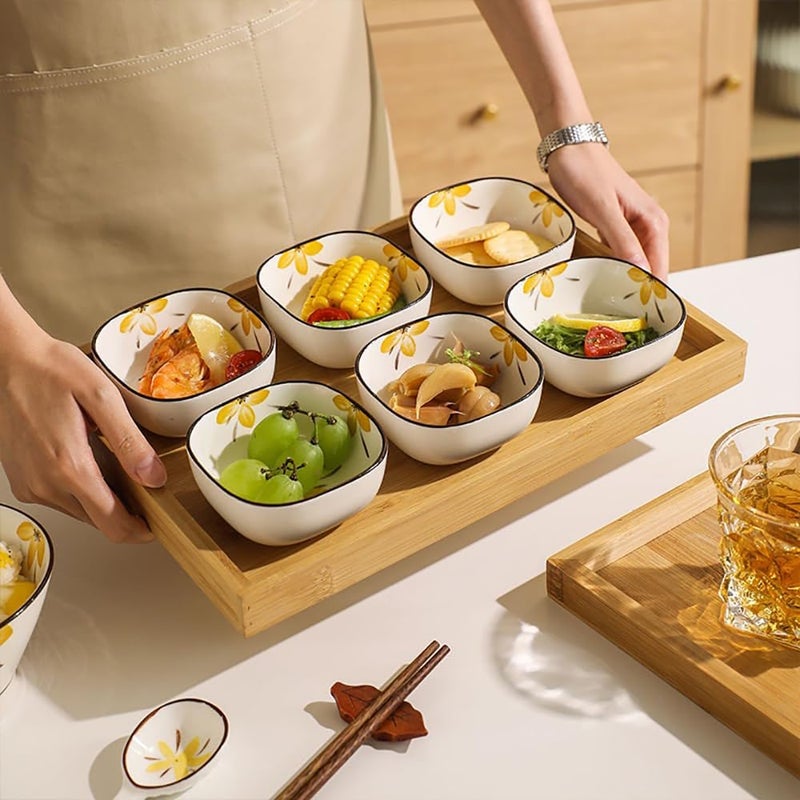 Kitcheniqa Ceramic Dip Bowls - Set of 12 for Serving Dips Sauce Chutney Pickle, Mini Katori, Small Ceramic Bowl, Ketchup Bowls, Dining Dip Bowls, Sauce Bowls, Chutney Bowls, Curry Bowl (Set of 12) - Image 5