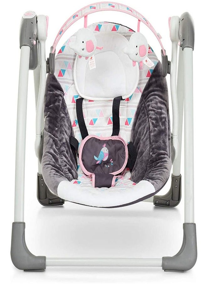 Mastela - Automatic Portable Baby Swing with 5 Speeds & Plush Toys - 6504 - pzsku/ZAEB8BF25F8B1B0292F1BZ/45/_/1719134344/9362bb4b-b9ba-49f3-8883-0aab17dfdb40