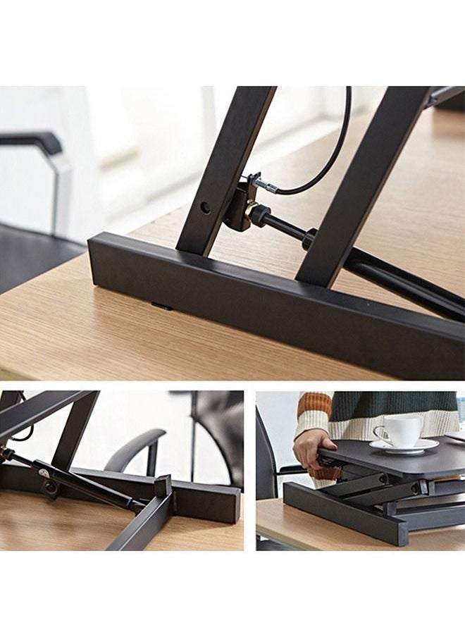 Yolu - Height Adjustable Home Office Standing Desk Sit to Stand Desktop Workstation - Image 1