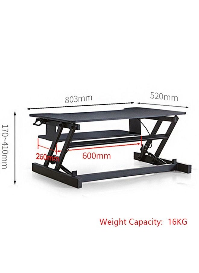 Yolu - Height Adjustable Home Office Standing Desk Sit to Stand Desktop Workstation - Image 1