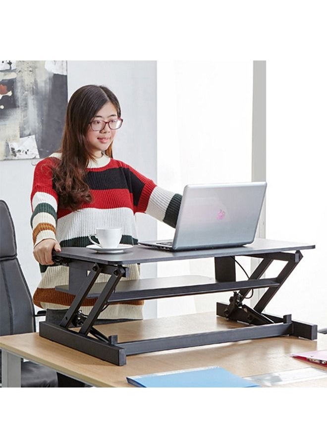 Yolu - Height Adjustable Home Office Standing Desk Sit to Stand Desktop Workstation - Image 1