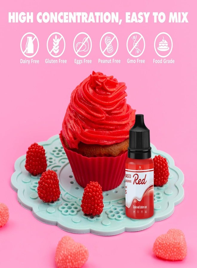 DecorRom Oil Based Food Coloring - Vibrant Food Coloring for Chocolate, Candy Melts, Baking, Cake Decorating - Upgraded Edible Food Color Dye for Icing, Fondant,Butter, Cookie, DIY Crafts - 2 Fl.oz (Gold) - Image 4