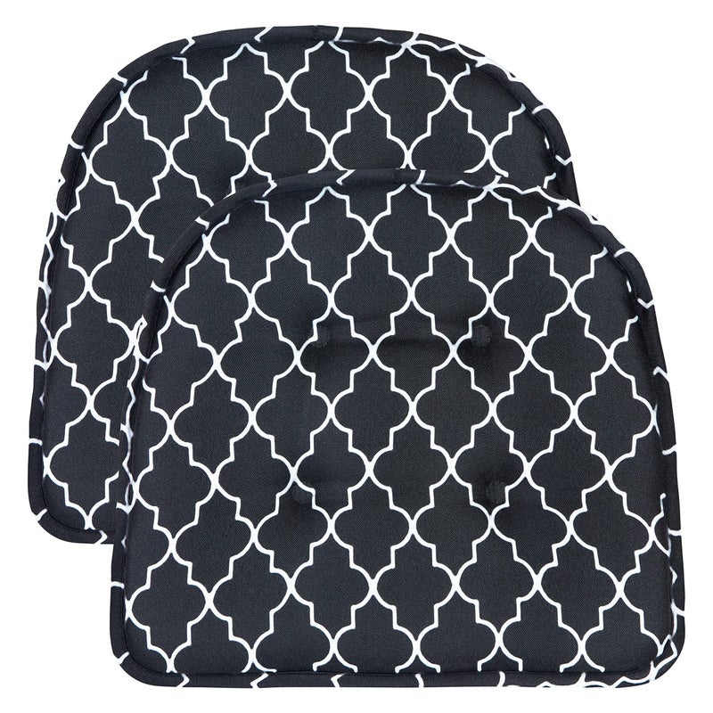 Klear Vu Non-Slip Chair Cushions, Assembled in USA, U-Shaped Skid-Proof Seat Pads for Dining Room, Kitchen, Office, 15"x16" - Image 1