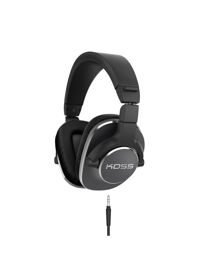 KOSS Pro4S Full Size Studio Over-Ear Hi-Fi Headphones (3.5 mm Jack) for iMac/Laptop/DJ/MP3 Players - Black - Image 1
