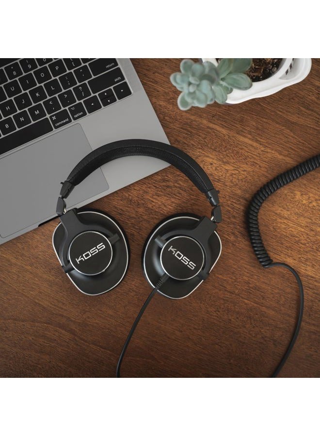 KOSS Pro4S Full Size Studio Over-Ear Hi-Fi Headphones (3.5 mm Jack) for iMac/Laptop/DJ/MP3 Players - Black - Image 5