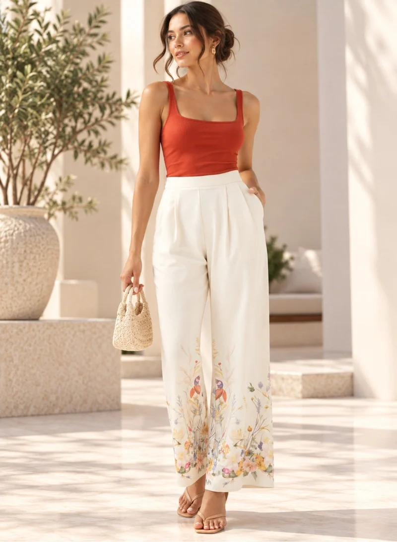 Ella Printed Trouser