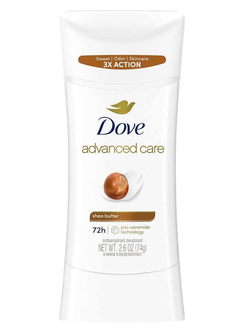 Dove Advanced Care Antiperspirant Deodorant, Shea Butter 74gm - Image 2