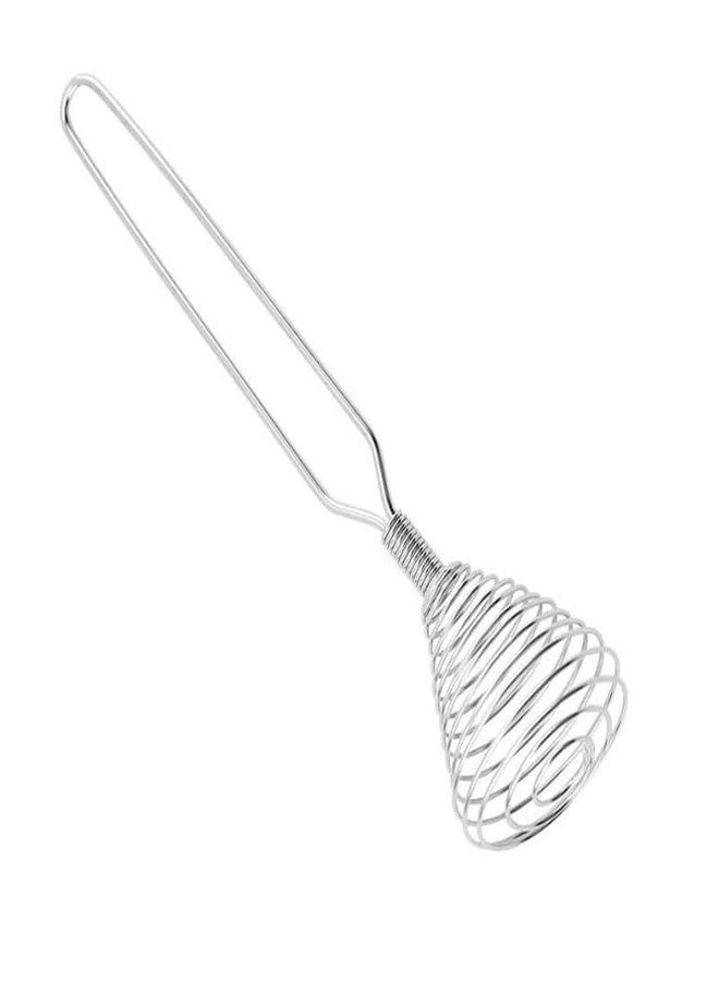 Feilguee Mini French Spring Whisk,Stainless Steel Manual Eggbeater Hand Egg Mixer Whisk Blender Stirring Beater Cream Frother Flour Stirrer for Kitchen - Image 1